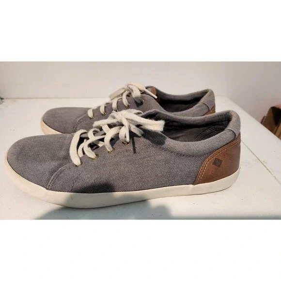Sperry | Shoes | Sperry Topsider Tuck Lace Up Low Top Canvas  display picture 3